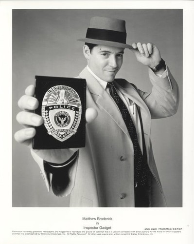 Matthew Broderick Inspector Gadget Original 8x10 Silver Gelatin Photo 1999