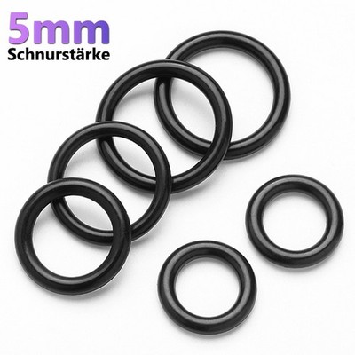 Dichtung O-Ringe Schnurstärke 5mm Dichtungsringe Dichtringe Außen 15-420mm NBR70