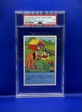 1937 Mickey Mouse Adventures D52 Bell Bread Poor Pluto PSA 1 Great Color