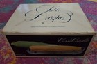 TABLE DELIGHTS EXC VINTAGE SET 6 HEAVY GLASS CORN CRADLES & HOLDERS +ORIG BOX — photo 9