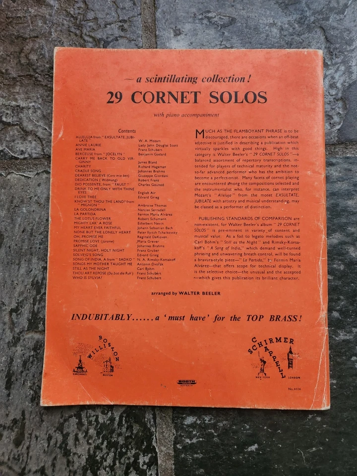A Tune A Day for Trumpet & Cornet by Herfurth - music instruction book VG - Image 2 of 4