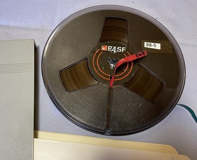 Tonband  BASF DP 26 LH neuwertig geprüft 18 cm Spule bespielt in BASF BOX