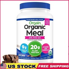 Plant Based Vegan Meal Replacement Powder 20g Protein Low Sugar Gluten Free New