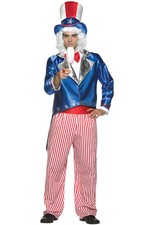 Brand New American Patriotic Uncle Sam Adult Costume