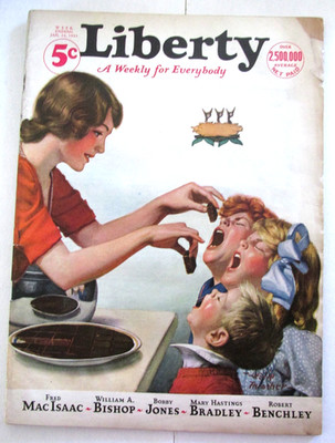 VTG January 1931 Liberty Weekly Magazine 70p Fred MacIssac  Colgate Ford Ads
