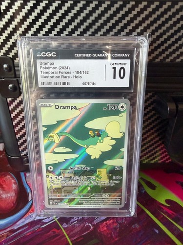 The Pokémon company • Drampa • temporal forces IR • 184/162 CGC10