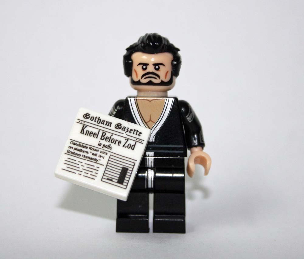 NEW 1.50 INCHES GENERAL ZOD (SUPERMAN) D.C. MINIFIGURE ASSEMBLY REQUIRED SEALED!
