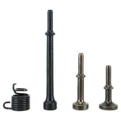 4Pcs Smoothing Air Hammer Bits Pneumatic Chisel Bits Tools Kit with Spring