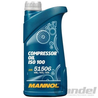 1 LITER MANNOL KOMPRESSORÖL ISO 100 VG VDL 100 KOMPRESSORENÖL