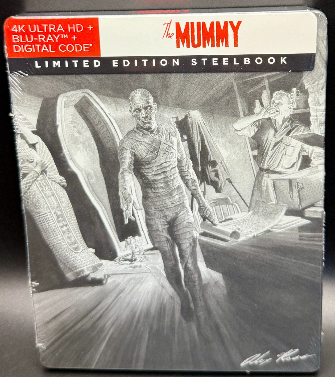 THE MUMMY (1932) WALMART US EXCLUSIVE 4K UHD BLU-RAY STEELBOOK **NEW & SEALED!**