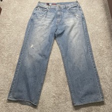 Vintage Y2K Ecko Unlimited Baggy Fit Wide Leg Relaxed Jeans Mens 40x32 Faded