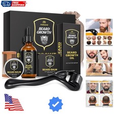 Beard Growth Kit - Beard Kit for Men, Beard Growth Oil 2oz, Beard Balm, Beard...