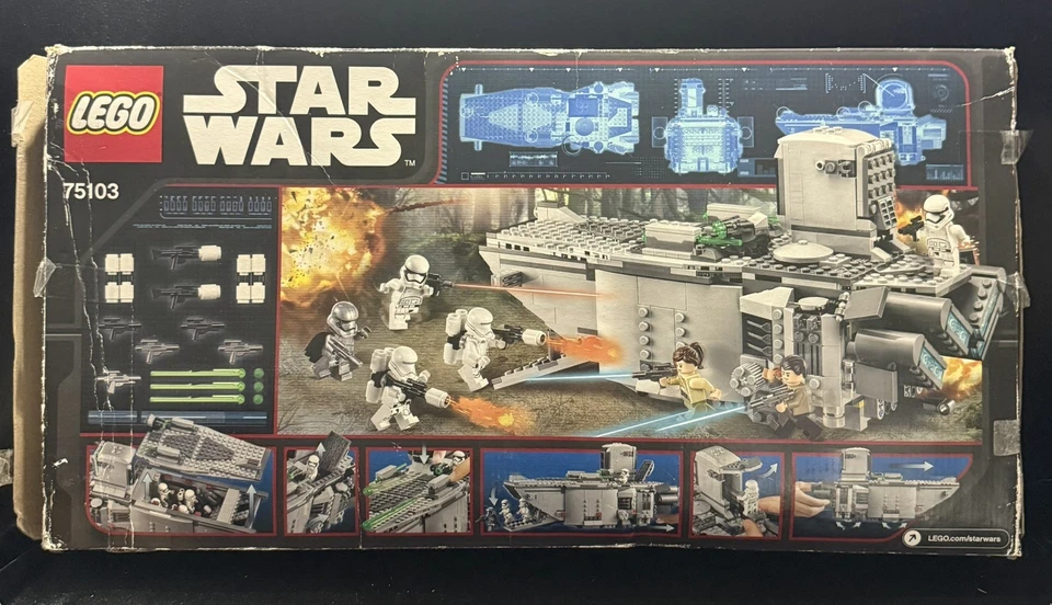 LEGO Star Wars: First Order Transporter (75103) Disney READ description New - Image 2 of 4