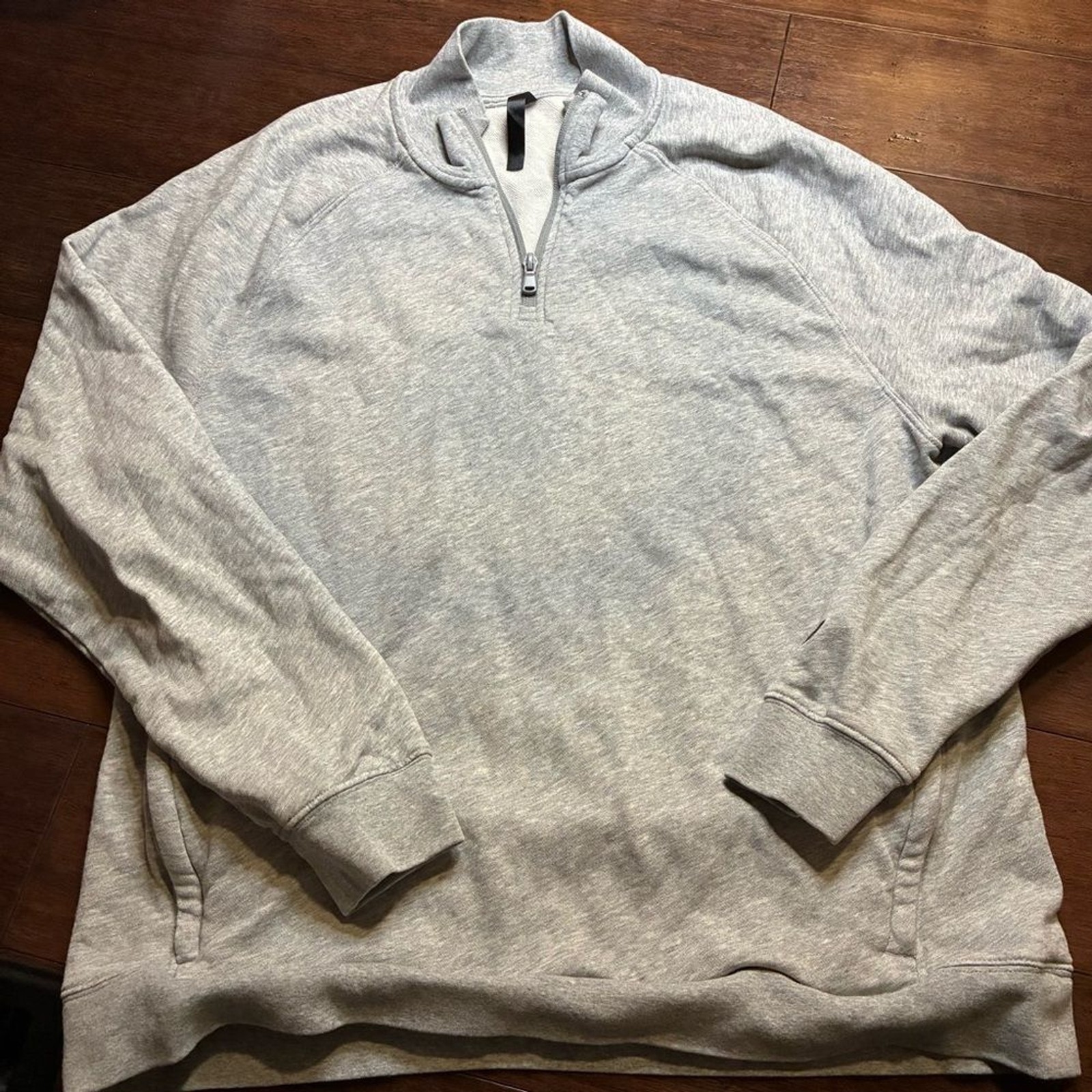 Fabletics Gray 1/4 Zip Pullover XL - image 1