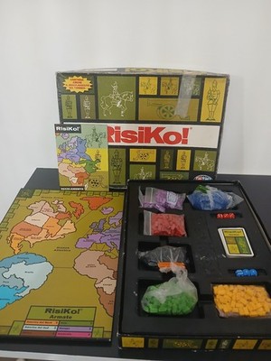 Risk! Vintage Games Publisher 80s Board Game Cod 1800 Complete Eg