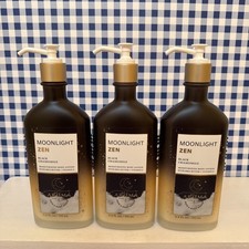 3X Bath Body Works Body Lotion MOONLIGHT ZEN BLACK CHAMOMILE