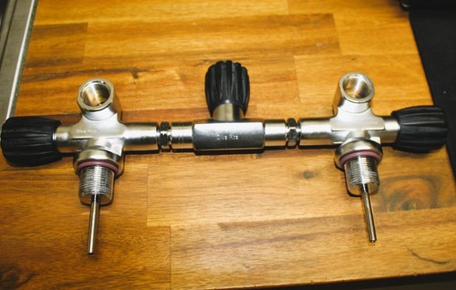 Dive Rite manifold 300 BAR scuba diving tanks rebuilt viton nitrox