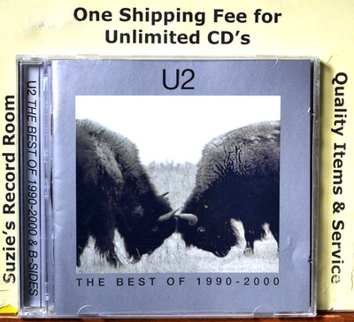 2-CD u2 The Best of 1990-2000 EX/NM NICE -Stay (Far Away So Close) -One -Gone
