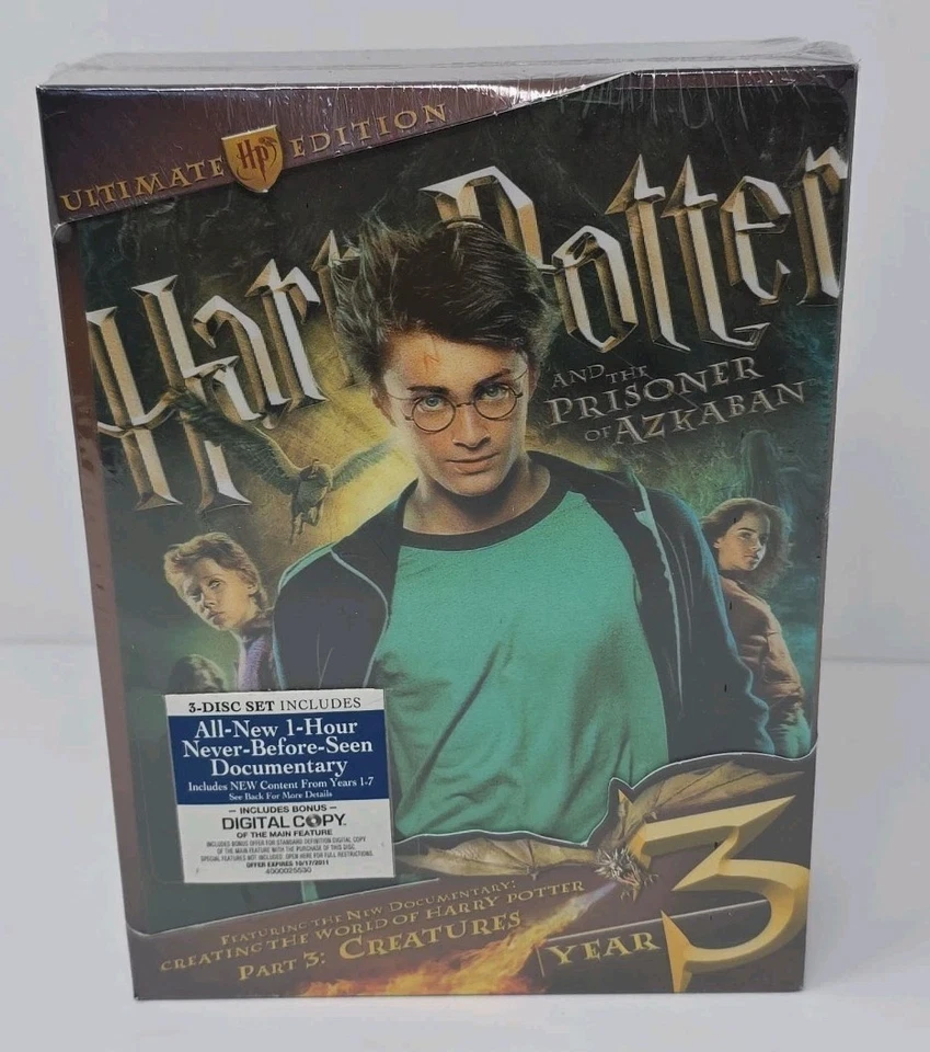 Harry Potter and the Prisoner of Azkaban Year 3 - Ultimate Edition DVD - NEW - Image 2 of 4