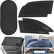 5 Packs Car Window Screens Mosquito Net for Camping Breathable Mesh Window Cover