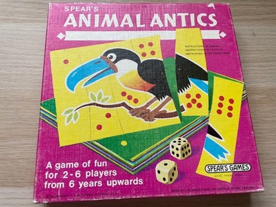 SPEAR'S ANIMAL POSSEN SPIEL 1978 - NEU MIT ALTERUNG IN BOX. SPEAR'S GAMES 1188