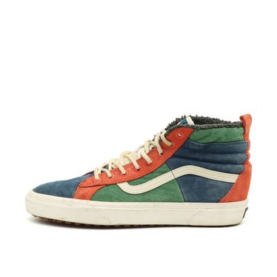 VANS Herren Sneaker EU 43 Sk8-Hi Blau Grü Orange Creme High Top