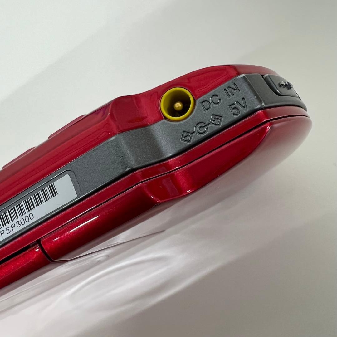 SONY PSP-3000 Red Console Tested Working With Pro Yakyu Spirits 2013&8GB Memory