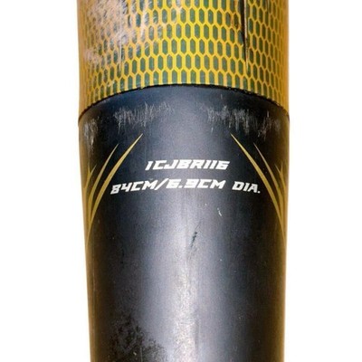 (希少)Mizuno BEYONDMAX MEGAKING ADVANCE II Mizuno Beyond Max MEGAKING Softball Bat 84cm 750g Black Gold Used