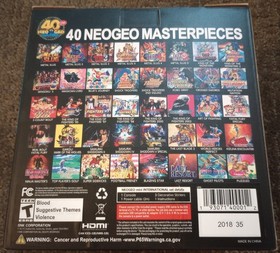 NEOGEO Neo Geo Mini International Classic Edition SNK 40th Anniversary used once