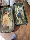 Vintage Coca Cola Soda Trays (Lot Of 4)RARE