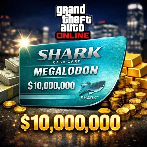 $10,000,000 GTA Megalodon Shark Card - Xbox Series X/S Only