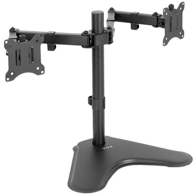 VIVO Dual Monitor Free-Standing Mount for Computer Screens up to 30''