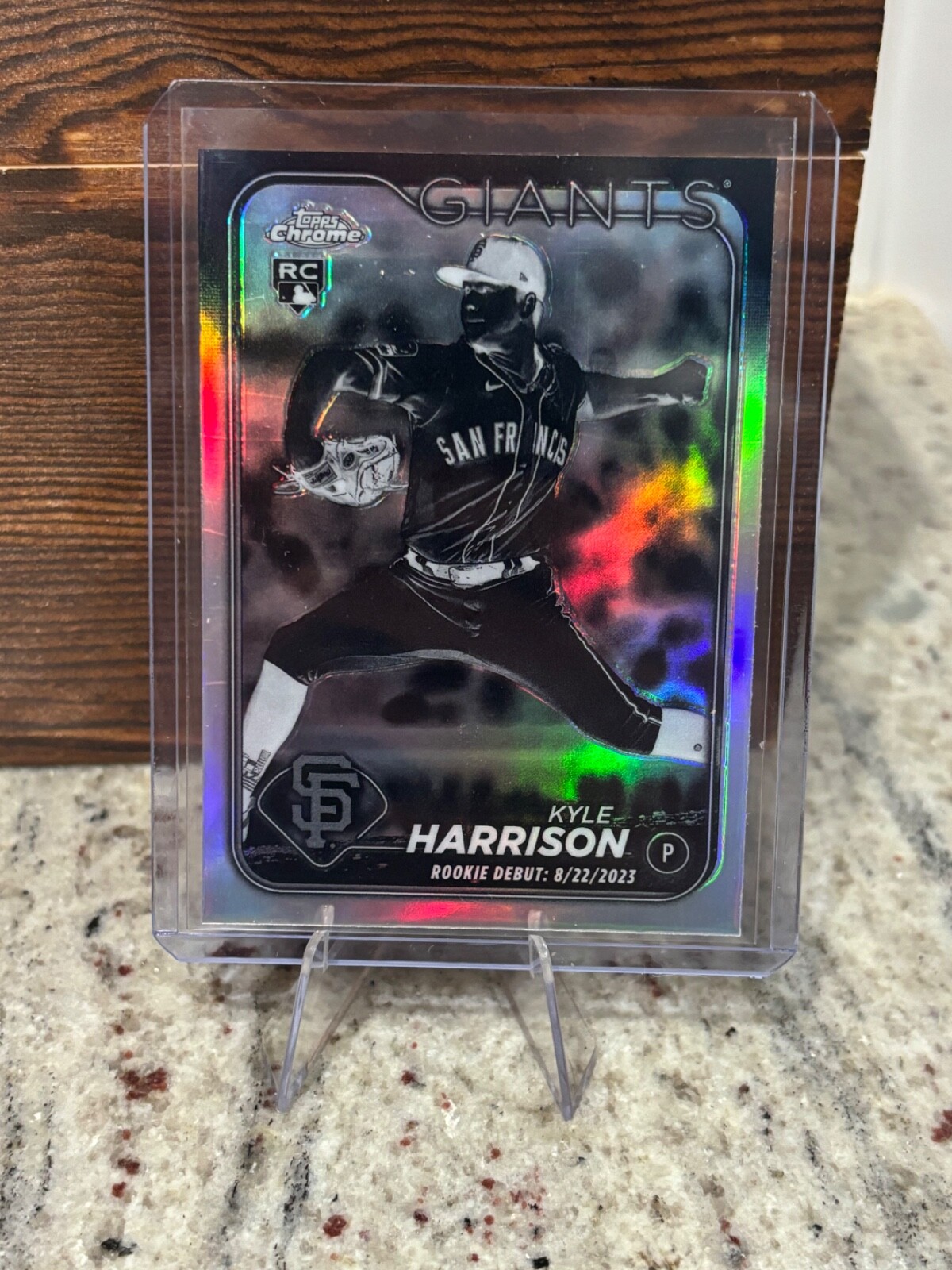 Topps Chrome 2024 update Kyle Harrison Negative #USC157 San Francisco Giants