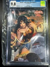 🦇Batman Santa Silent Knight #4🦇CGC 9.8 MINT🦇Wonder Woman Variant🦇FREE SHIP🦇