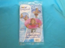 NIB SUNSPLASH 30" INFLATABLE POOL / BEACH / LAKE WATER SWIM FLOAT TUBE - BLUE