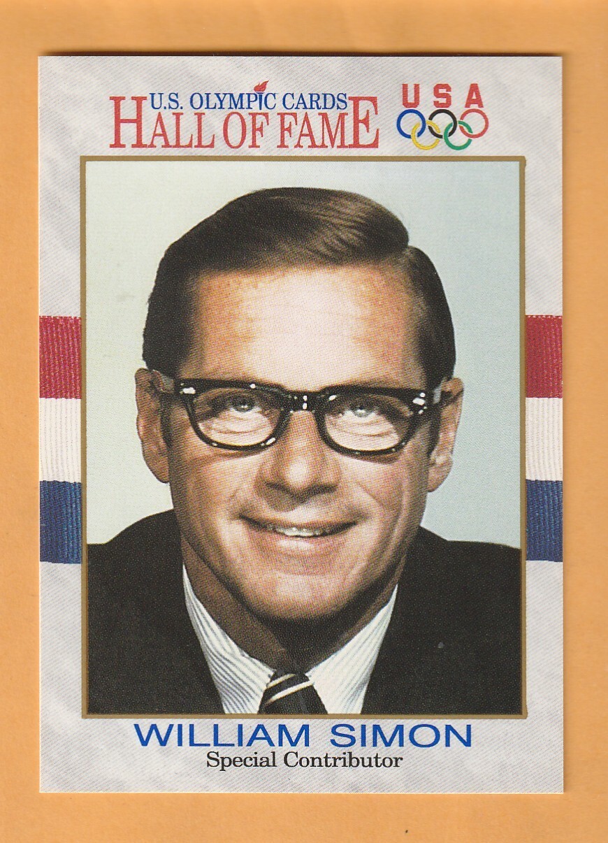 William Simon 1991 Impel U.S. Olympic Hall of Fame #80