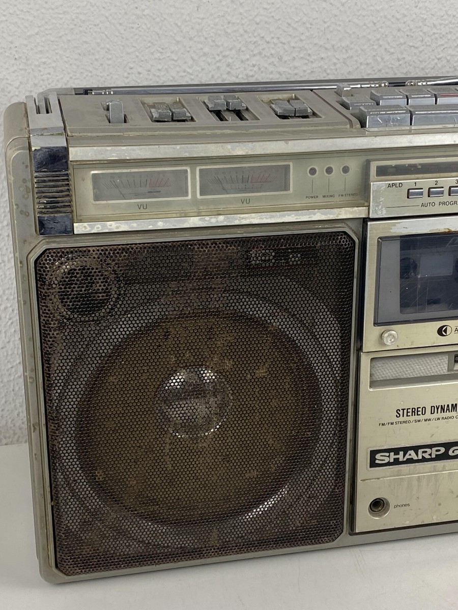 SHARP GF-9494H Cassette Radio GHETTO BLASTER Tape Recorder Boombox