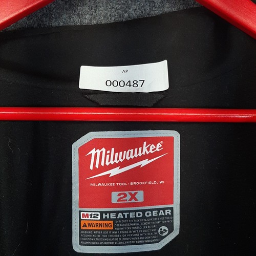 Milwaukee M12 Heated Jacket Mens 2XL Black Full Zip Toughshell No Battery - Picture 17 of 17