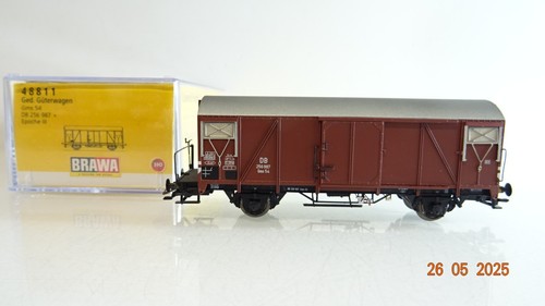 Brawa H0 484811 gedeckter Güterwagen der DB in OVP PR8033 | Zustand: Gebraucht