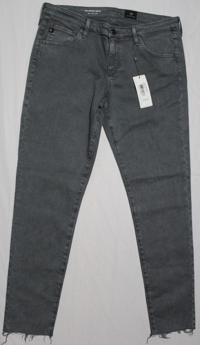 RAW HEM SUPER SKINNY ANKLE JEANS 