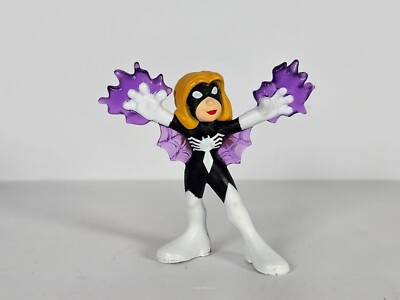 Marvel Super Hero Squad schwarz lila Kostüm SPIDER-WOMAN / ARACHNE - Wave 21