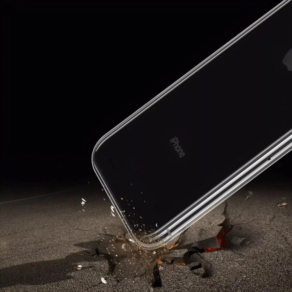 Zagg Glass Screen Saver Cover + Clear Gel Silicone Impact Case for iPhone XS Max - Image 3 of 4