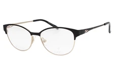 Inface IF8462-6031 Black Gold Women's Adults Eyeglasses 46-13-130 W/Case