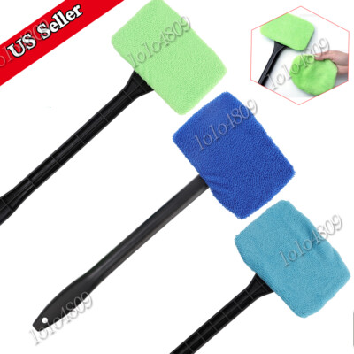 3 PCS Window Windshield Wash Tool Microfiber Car Wiper Cleaner Glass Brush