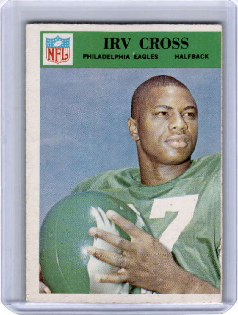 1966 Philadelphia #136 IRV CROSS VG/EX Philadelphia Eagles Football | eBay