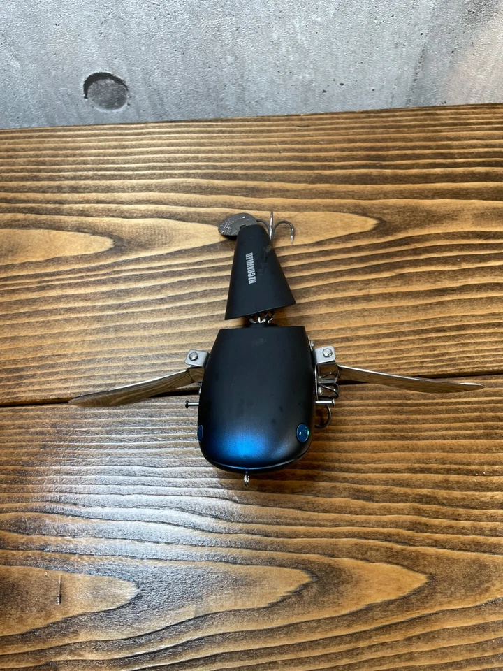 deps NZ CRAWLER #02 Jet Black Topwater Surface bait japan bass fishing lure - Image 4 of 4