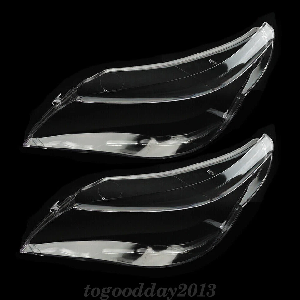 Para BMW E60 E61 525i 530i 540i cristal de faros transparente par L R Foto 4 de 4