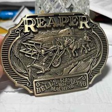 Belt Buckle solid brass First edition Harvesting