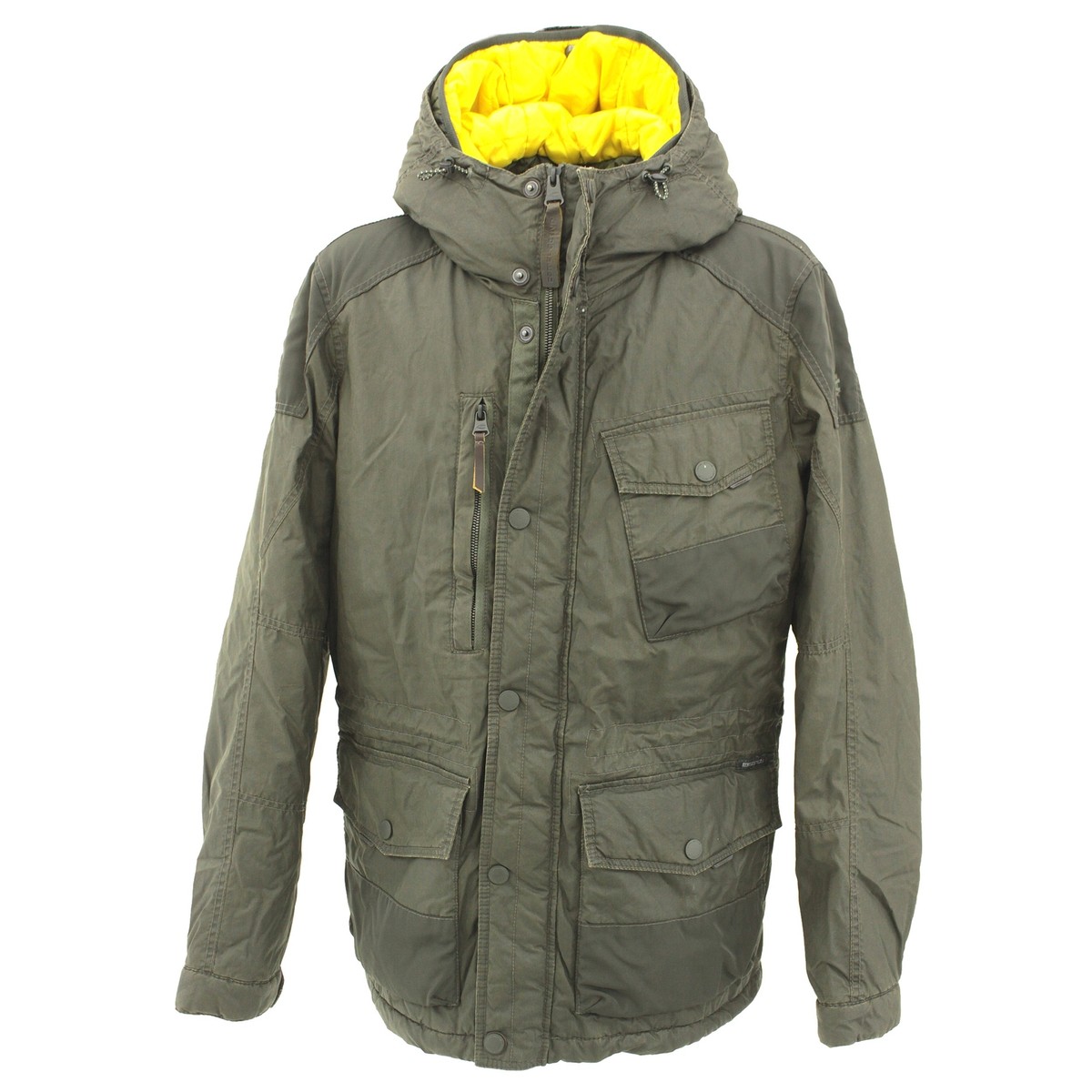 CAMEL ACTIVE Herren Wetter Winterjacke Parka Trenchcoat graubraun