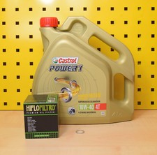 Suzuki Gsx-R 600 750 1000 1100 Oelwechselset Olio Filtro Castrol Power1 10w40 4T